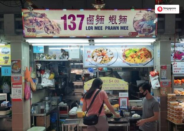 137 Lor Mee Prawn Mee food stall